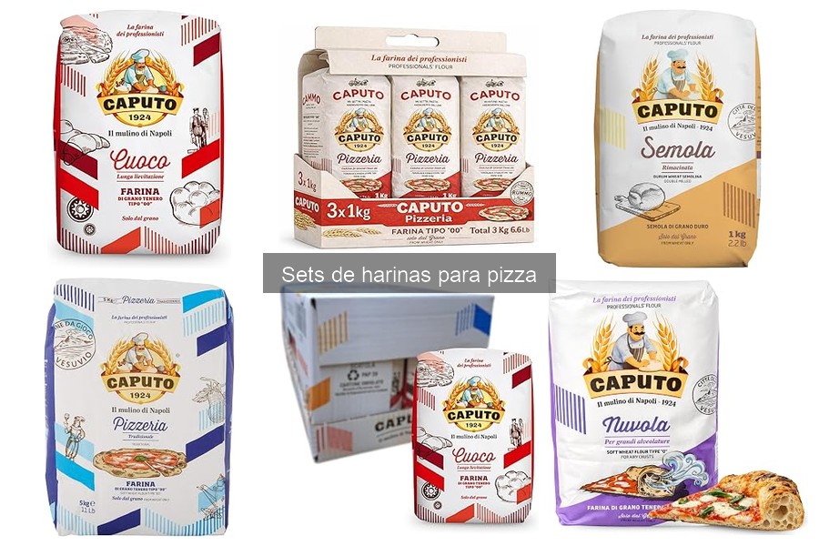 Recetas sencillas con sets de harinas para pizza