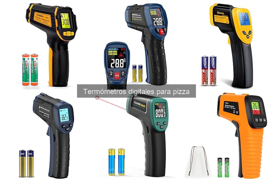Soluciones a problemas comunes con termómetros digitales para pizza