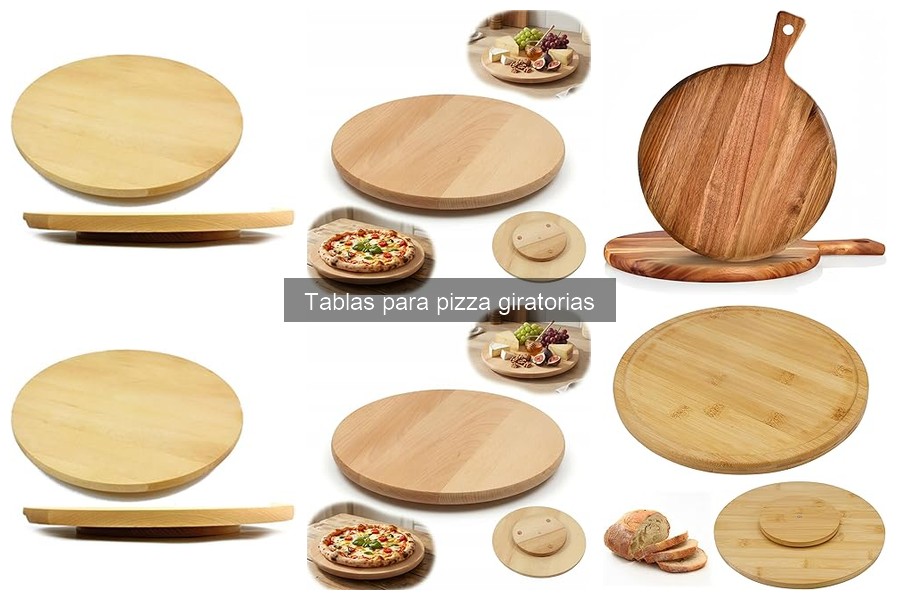 ¿Son efectivas las tablas giratorias para pizza casera?