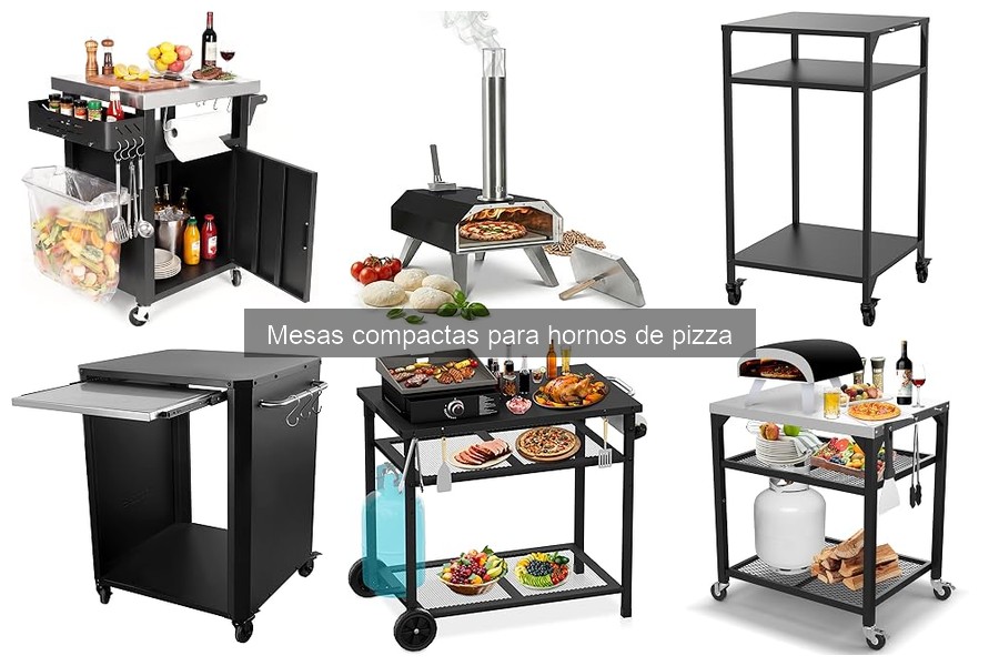 ¿Son necesarias las mesas compactas para hornos de pizza?