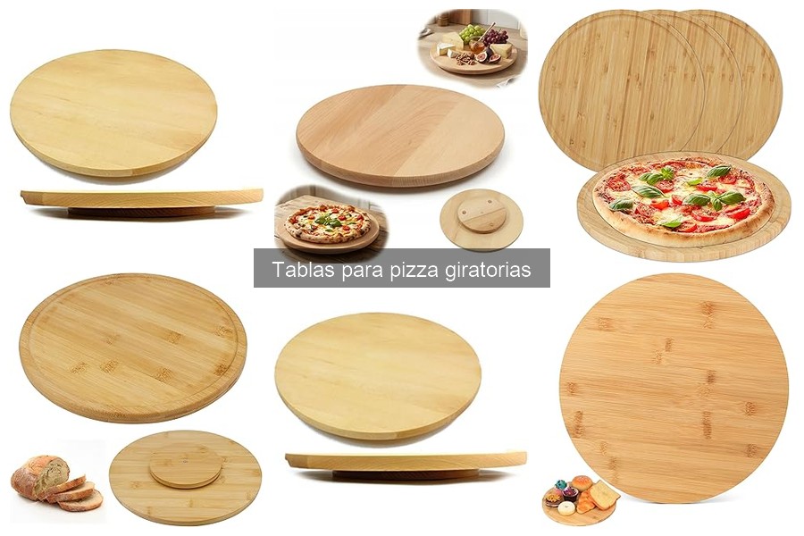 Tabla para pizza giratoria: características y funciones