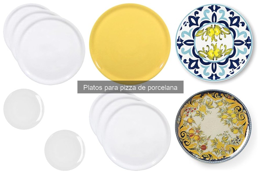 Tamaños ideales de platos para pizza de porcelana