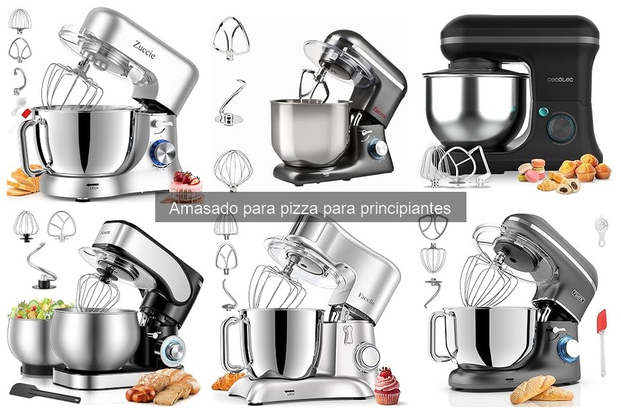 Tipos de amasadores para pizza: manuales y eléctricos
