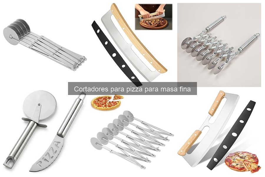 Tipos de cortadores de pizza para masa fina: Guía completa