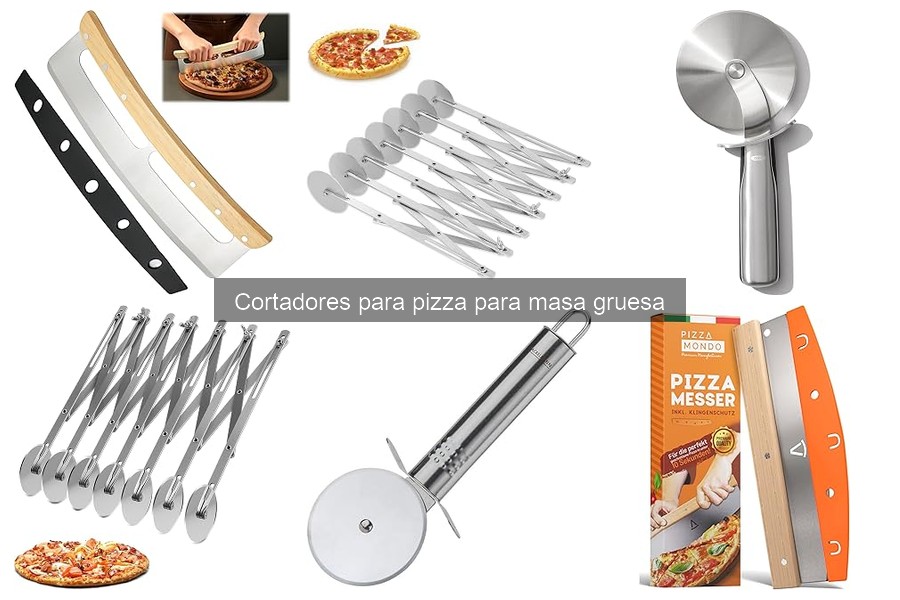 Tipos de cortadores para pizza de masa gruesa: ventajas y desventajas