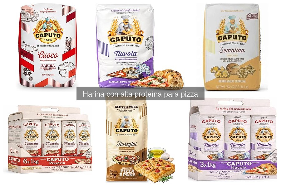 Tipos de harina con alta proteína para pizza: ¡Descubre las mejores!