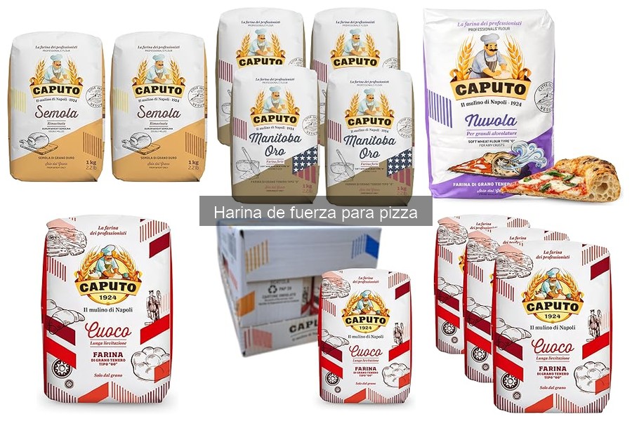 Tipos de harina de fuerza para pizza: guía completa