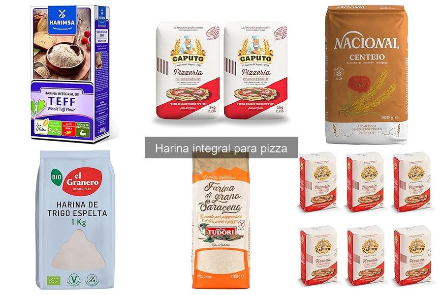 Tipos de harina integral para pizza: guía y comparativa