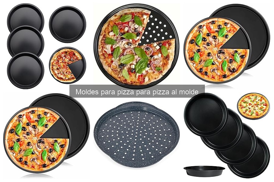 Tipos de moldes para pizza al molde: metal, cerámica y silicona