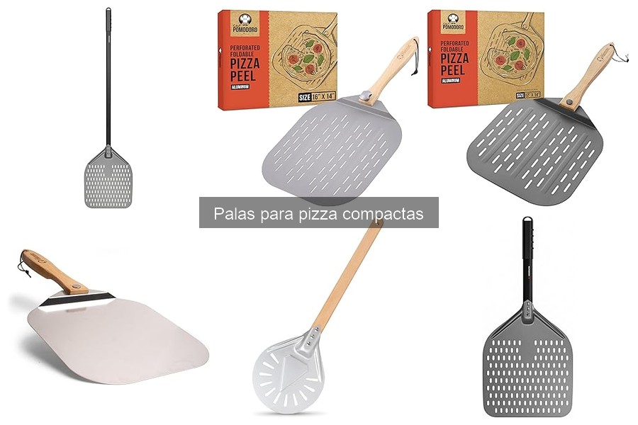 Tipos de palas para pizza compactas y sus usos explicados