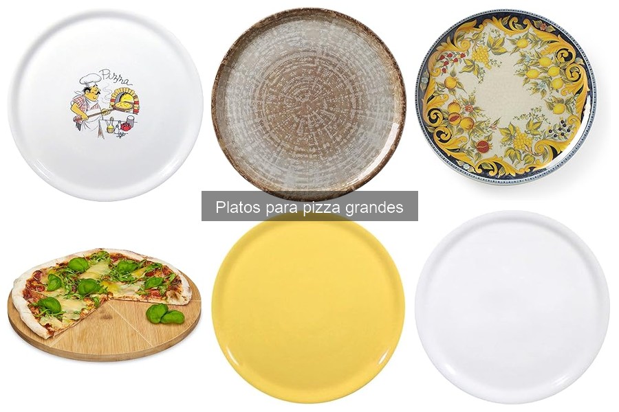 Tipos de Platos para Pizza Grandes: Características y Materiales