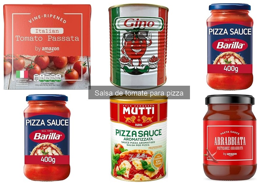Tipos de salsas de tomate para pizza: guía y usos
