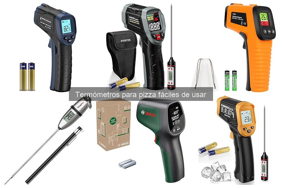 Tipos de termómetros para pizza y sus usos eficaces