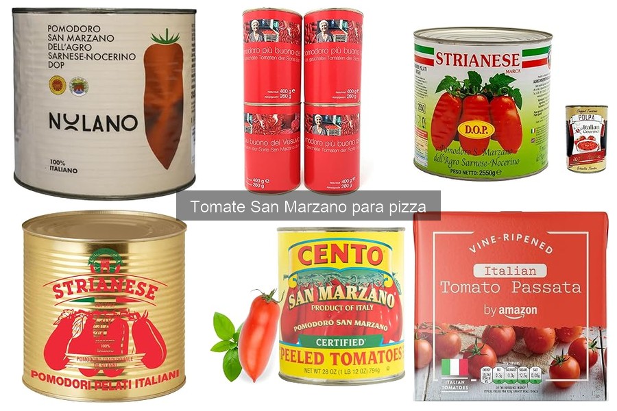 Tipos de tomate San Marzano: fresco, enlatado y seco