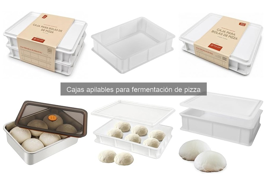Ventajas de las cajas apilables para fermentación de pizza