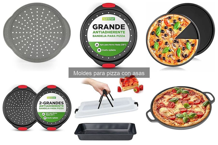 Ventajas de los moldes para pizza con asas: comodidad y cocción
