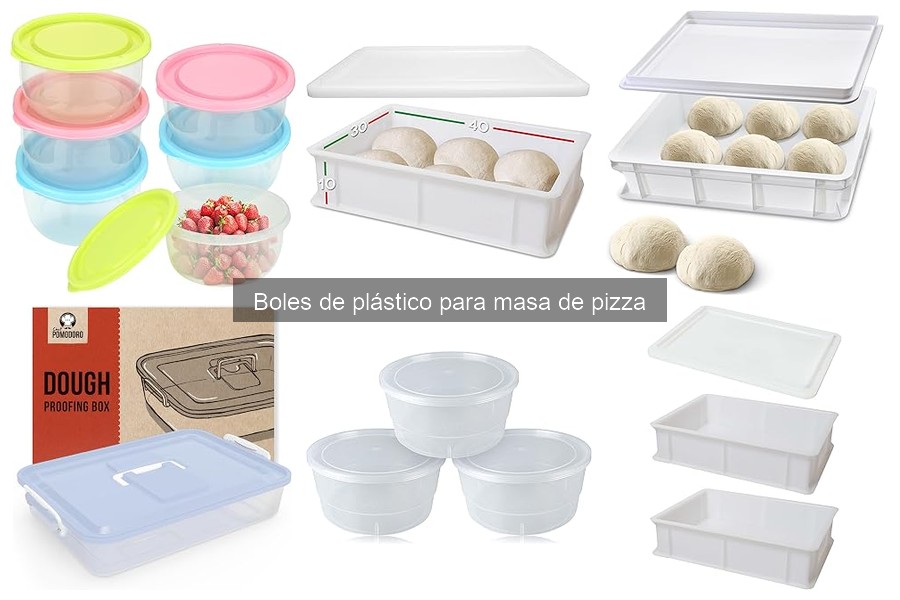 Ventajas de usar boles de plástico para masa de pizza