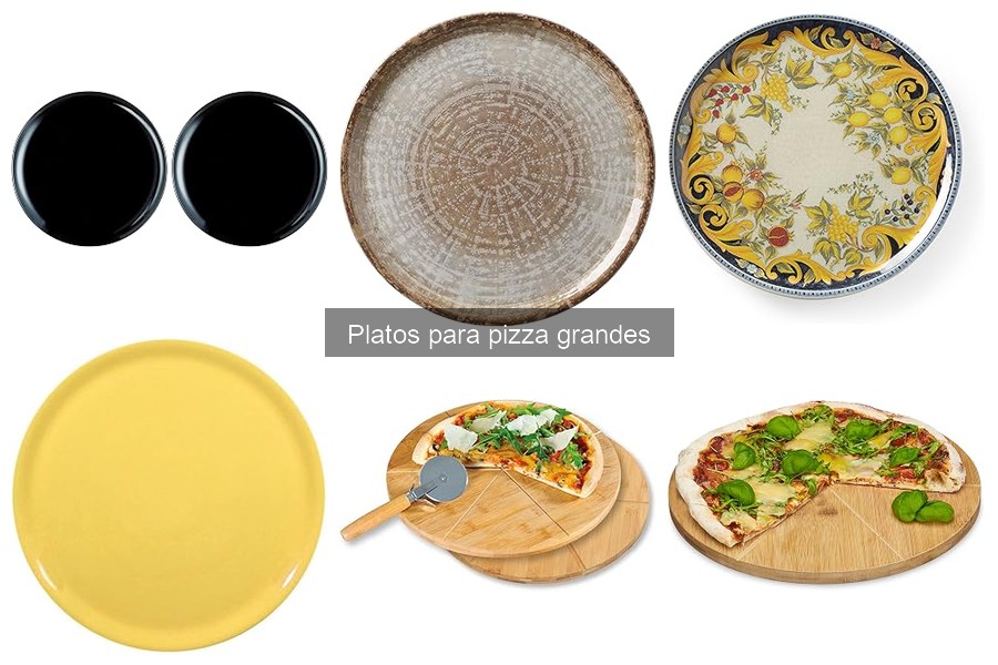 Ventajas de usar platos para pizza grandes en casa
