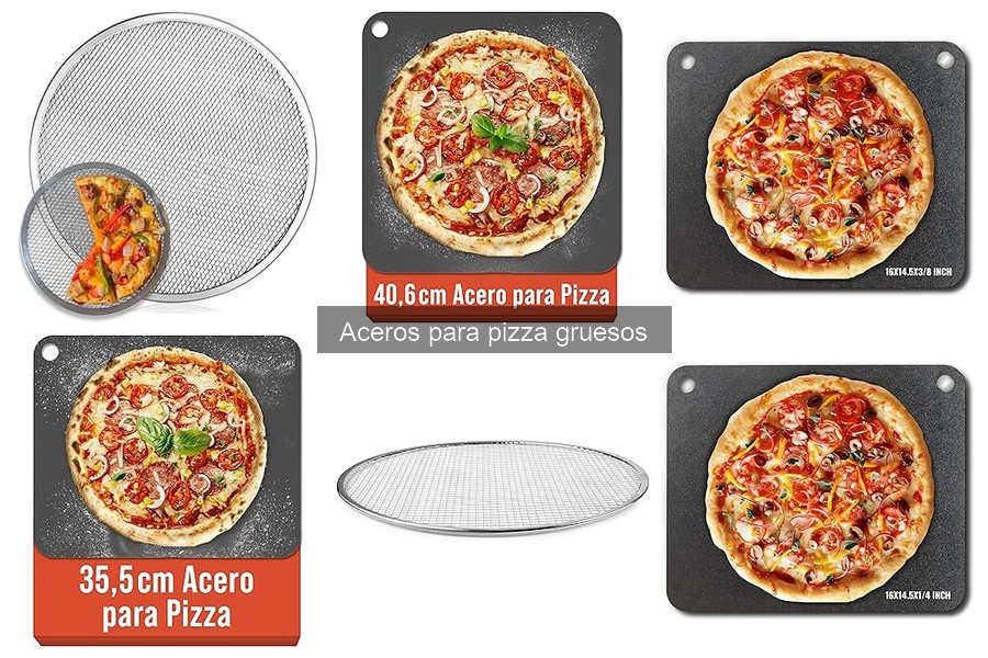 Ventajas del acero para pizza grueso frente a la piedra