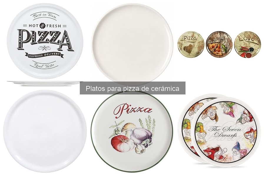 Ventajas y desventajas de los platos de cerámica para pizza